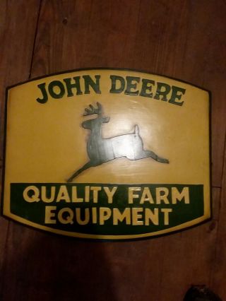 John Deere Wooden Sign