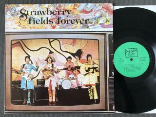 The Beatles Strawberry Fields Forever Rare Lp Nems Clue - 9 Uk Import Vinyl