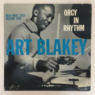 Rare Art Blakey Orgy In Rhythm Vol Two 47 West 63rd Lp 1st Press Blue Note Mono