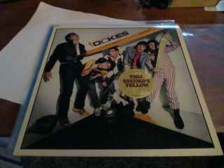 The Dickies - Incredible Shrinking Dickies - Lp 1st Press Yellow Promo 1979 Nm