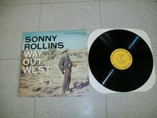 Sonny Rollins Way Out West Contemporary C 3530 Lp Mono