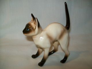 Porcelain Ceramic Figurine Sculpture Cat Siamese Kitten Vintage Josef Cute