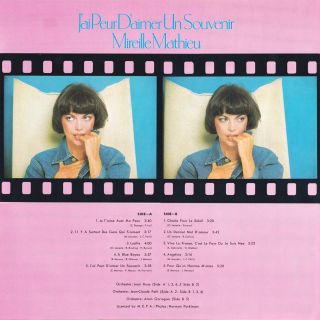 MIREILLE MATHIEU RARE JAPAN LP  J ' AI PEUR D ' AIMER UN SOUVENIR  WITH RARE SONGS 5