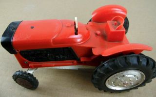 Vintage Plastic Marx Toys Red Tractor Battery Operated Parts / Repair Hong Kong
