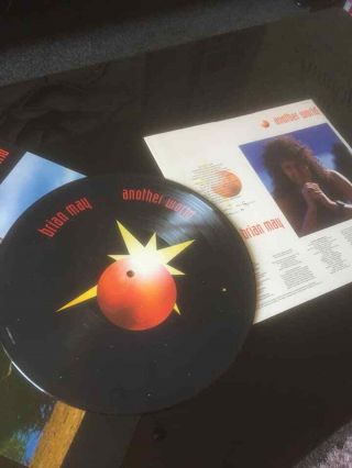 Brian May - Another World - 1992 Uk - Picture Disc - Vinyl Lp Album N/m