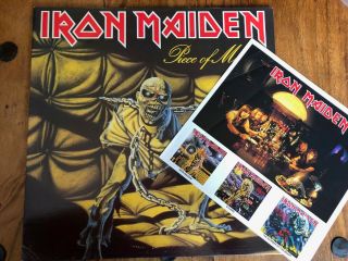Iron Maiden Piece Of Mind Lp,  Fan Club Flyer - Ex,