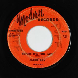 Northern/deep Soul 45 - Jackie Day - Before It 