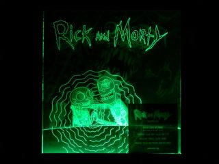 Rick And Morty Vinyl Light Up Soundtrack Deluxe Box Set Sdcc Exclusive