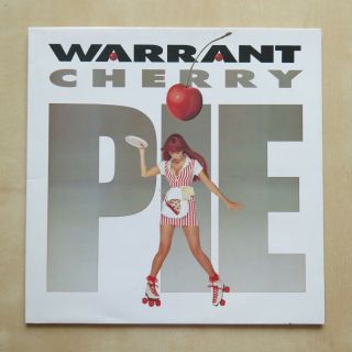 Warrant Cherry Pie Uk Vinyl Lp With Lyric Inner Cbs 467190 1 1990
