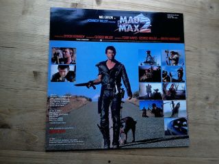 Mad Max 2 Film Soundtrack OST EX Vinyl Record TER 1016 Brian May 2