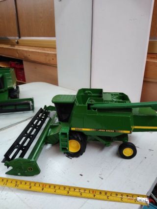 John Deere Combine Die Cast Toy Tractor