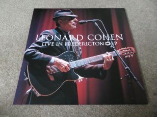 Leonard Cohen - Live In Fredericton Vinyl 12 " Record Store Day 2012 Rare