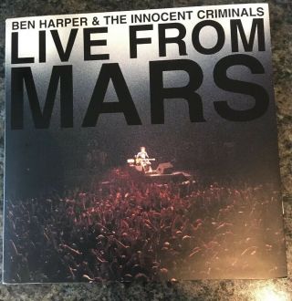 Ben Harper Live From Mars 4 Vinyl Lp Very Rare 2001