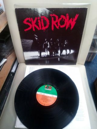 Skid Row - Self Titled S/t Lp Album Ex - 1st Album Rare Uk