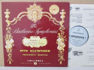 Sax 2373 B/s Ed1 Stereo Uk - Beethoven Symphony No.  5 Klemperer Po Lp Vinyl Ex,