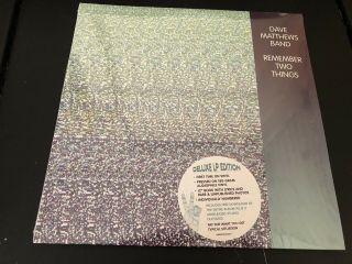 Dave Matthews Band Remember Two Things Vinyl 1st Pressing Limited Numbered 7236