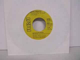 Elvis Presley - Separate Ways/always On My Mind - Rock - Promo - 7 " 45rpm