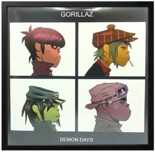 Gorillaz - Demon Days [2lp] Vinyl 12 " Record 2014 33 Rpm X/1000