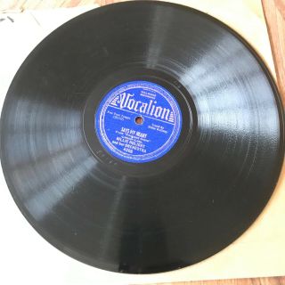 PRE - WAR JAZZ 78 Billie Holiday on Vocalion 4208 Pressing in V, 4