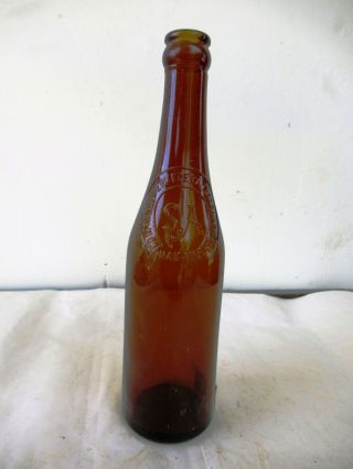Vintage Cuban Beer Bottles Compania Cervecera Internacional S.  A Habana Amber " F