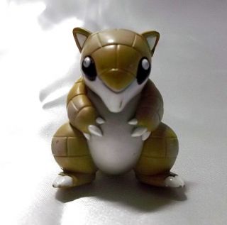 Japan Tomy Pokemon Very Rare 1st Model Sandshrew Sando Mini Figure