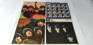 Vintage 60s Beatles Albums " With The Beatles Rubber Soul Hard Days Night Beatles