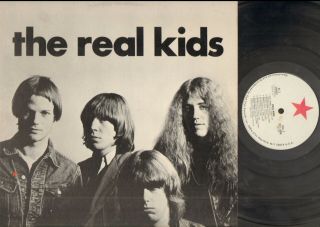 Punk Rock Lp - Real Kids " S/t " Red Star Rs 2 (1977 Orig)