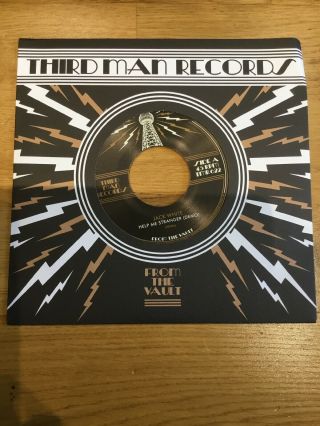 Jack White Help Me Stranger (raconteurs) Third Man Vault Single 7” 45 Vinyl