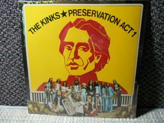 Kinks Promo No Cuts Lp Preservation Act 1