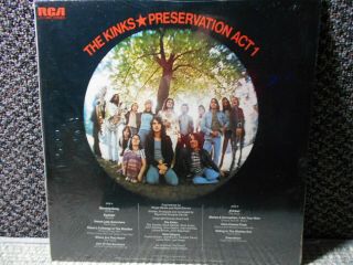 Kinks promo no cuts LP Preservation Act 1 2