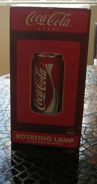Coca Cola Can Lamp Rotating Sparkling Motion Light