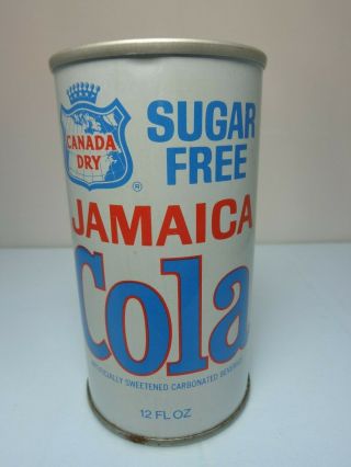 Canada Dry Jamaica Cola Sugar Straight Steel Pull Tab Soda Pop Can Miami Fl