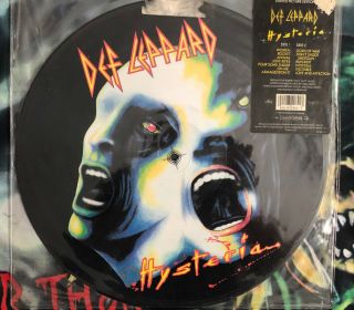 Def Leppard,  Hysteria Lp Limited Edition Picture Disc,  Classic Nwobhm P&p