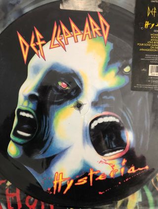 DEF LEPPARD,  HYSTERIA LP LIMITED EDITION PICTURE DISC,  CLASSIC NWOBHM P&P 3