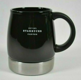 Starbucks Ceramic Coffee Mug 14oz Metal with Non - Slip Bottom,  Rubber Handle,  Cup 2