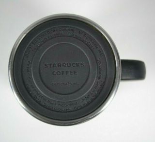 Starbucks Ceramic Coffee Mug 14oz Metal with Non - Slip Bottom,  Rubber Handle,  Cup 5