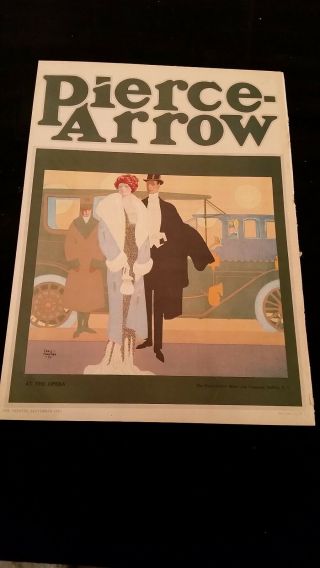 Pierce Arrow Advertisement Ad 13.  5 X 9.  5 1907