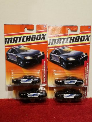 Matchbox Ford Police Interceptor 49 From 2011 Emergency Response Series 4 Units