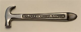 1910s Wm.  Penn & Royal Lancer T & O Co Philadelphia Cigar Box Opener Cbo - Shm - 04
