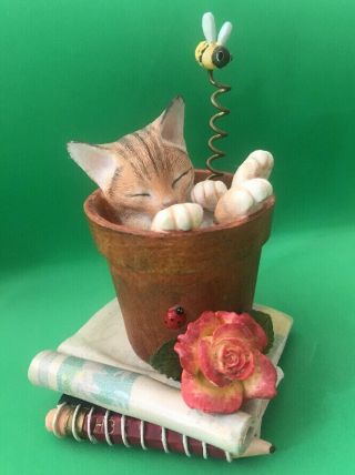 Country Artists Kitten Tales Summer Snooze Figurine