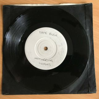 Kate Bush - Wuthering Heights & Experiment Iv - White Label 7 " Single