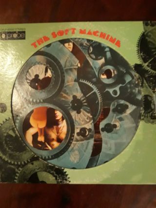 The Soft Machine S/t Uncensored Die Cut 1968 Probe Cplp 4500 Vg,  Rare Psych