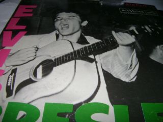 Elvis Presley Self Titled Rca Lsp - 1254 E Dg Black W/ Silver Vinyl Ex,  To N/mint