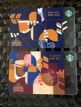 2 Starbucks Taiwan Gift Cards - Coffee Journey