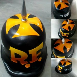 Official Ed Roth German Rf Surfer Helmet With Airbrushed Fades