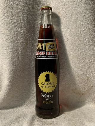 Full 16oz Dad’s Diet Root Beer Acl Soda Bottle Chicago,  Illinois
