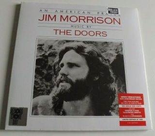 Jim Morrison Music By The Doors ‎– An American Prayer Red Vinyl Lp Rsd 2018