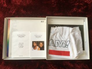 WHAM THE FINAL BOX SET - 2 GOLD VINYL COMPLETE WITH ALL GEORGE MICHAEL 3