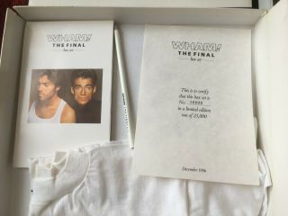 WHAM THE FINAL BOX SET - 2 GOLD VINYL COMPLETE WITH ALL GEORGE MICHAEL 6