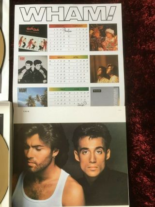 WHAM THE FINAL BOX SET - 2 GOLD VINYL COMPLETE WITH ALL GEORGE MICHAEL 8